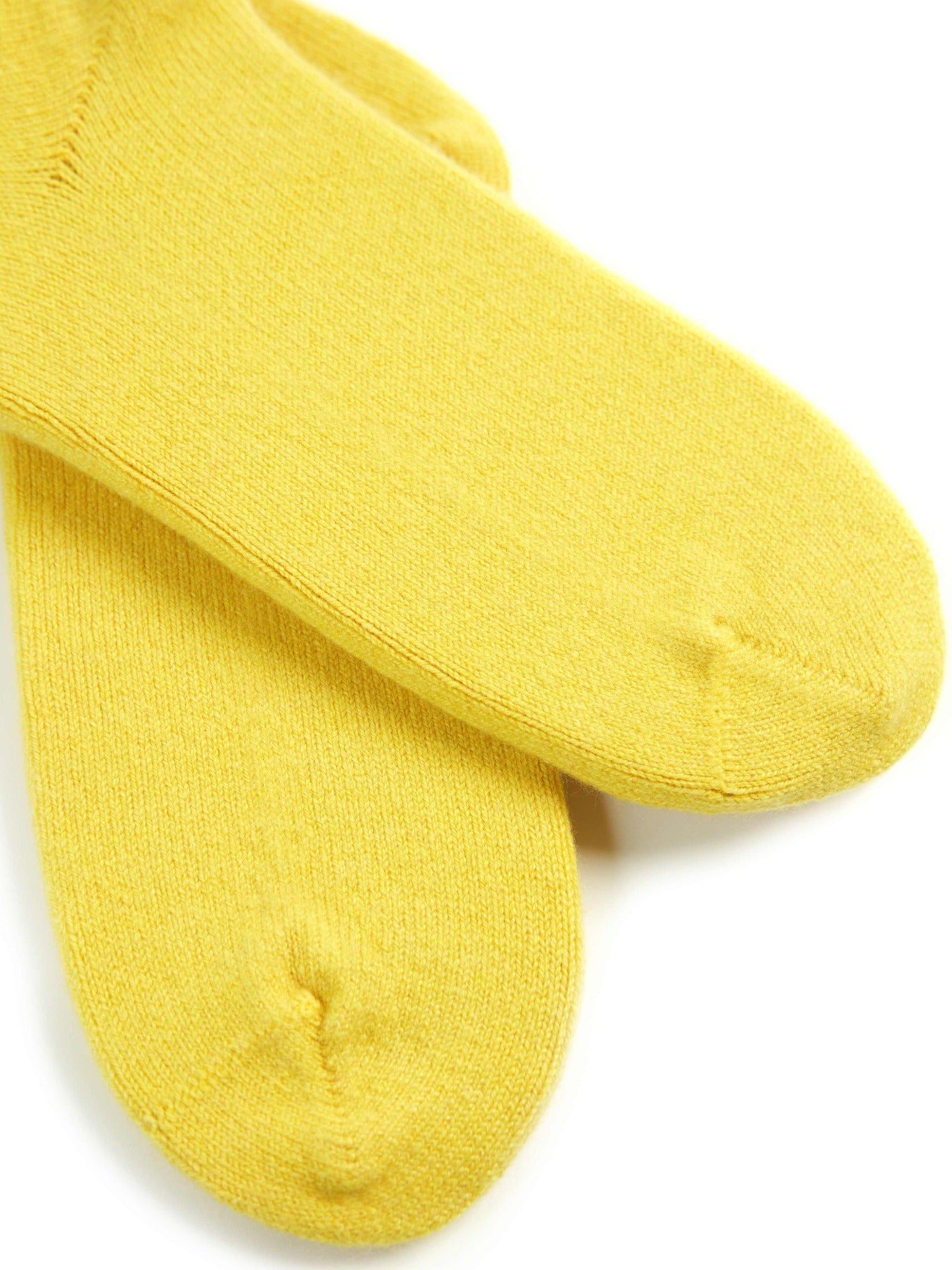 Unisex Kaschmir Trimmstrick-Socken Citronelle - Gobi Cashmere