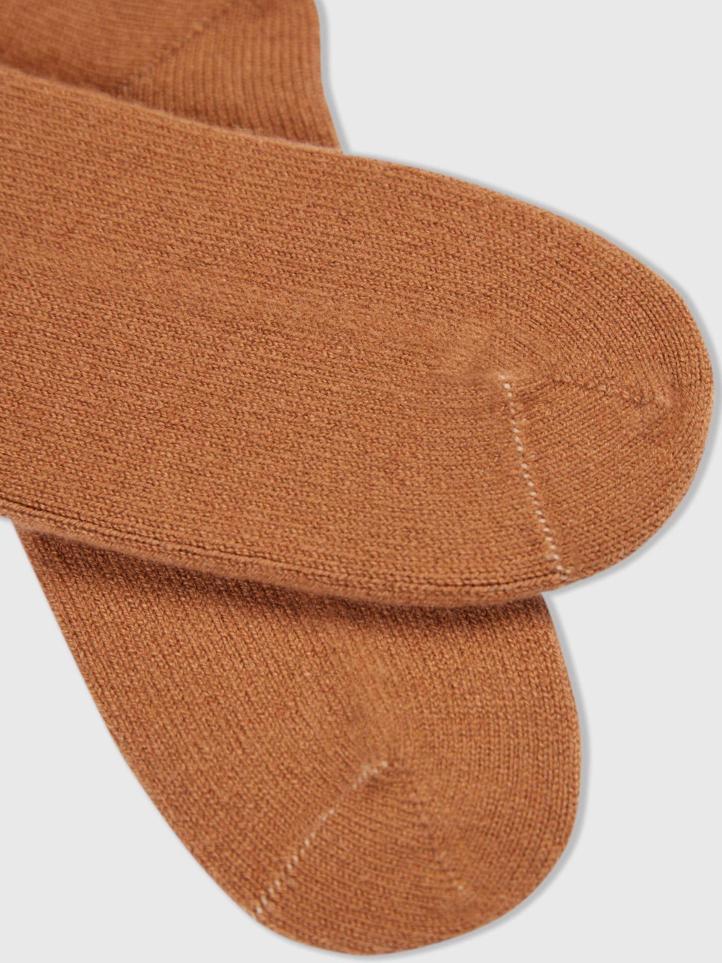 Chaussettes unisexes en cachemire marron - Gobi Cashmere