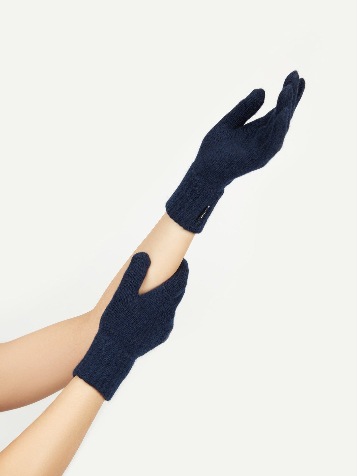 Women's Cashmere Gloves Navy - Gobi Cashmere