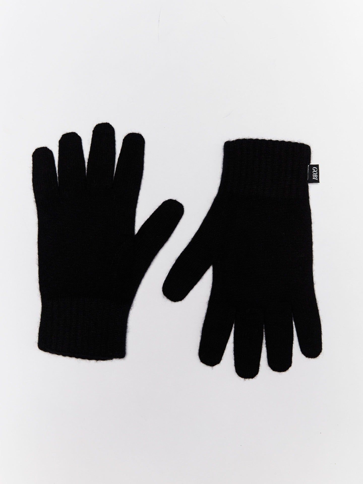 Men's Cashmere Gloves Black -  Gobi Cashmere