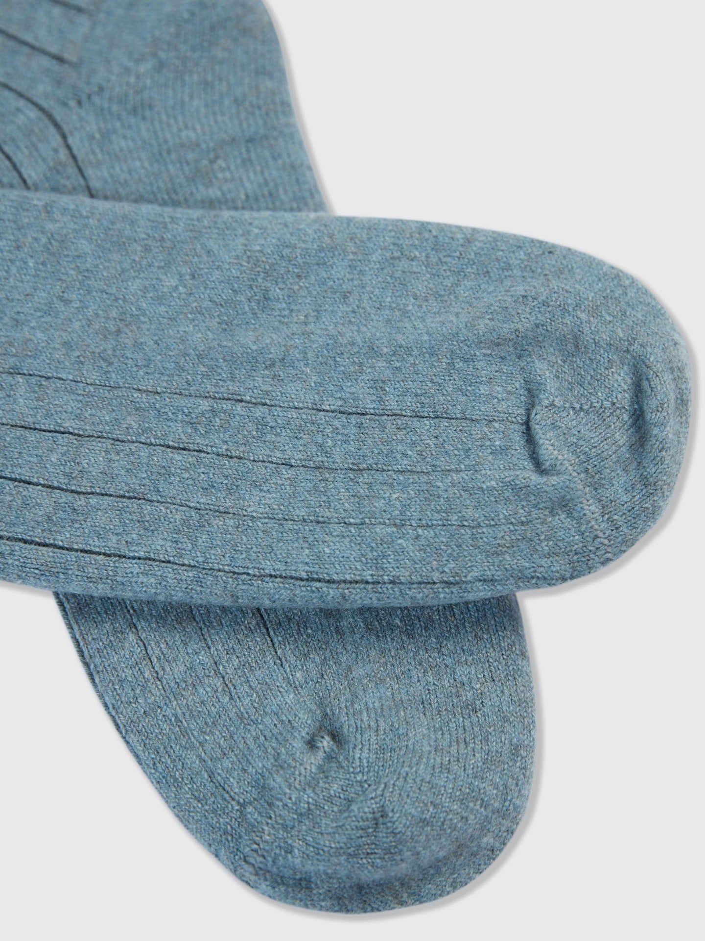 Unisex Cashmere Trim Knit Bed Socks Citadel - Gobi Cashmere