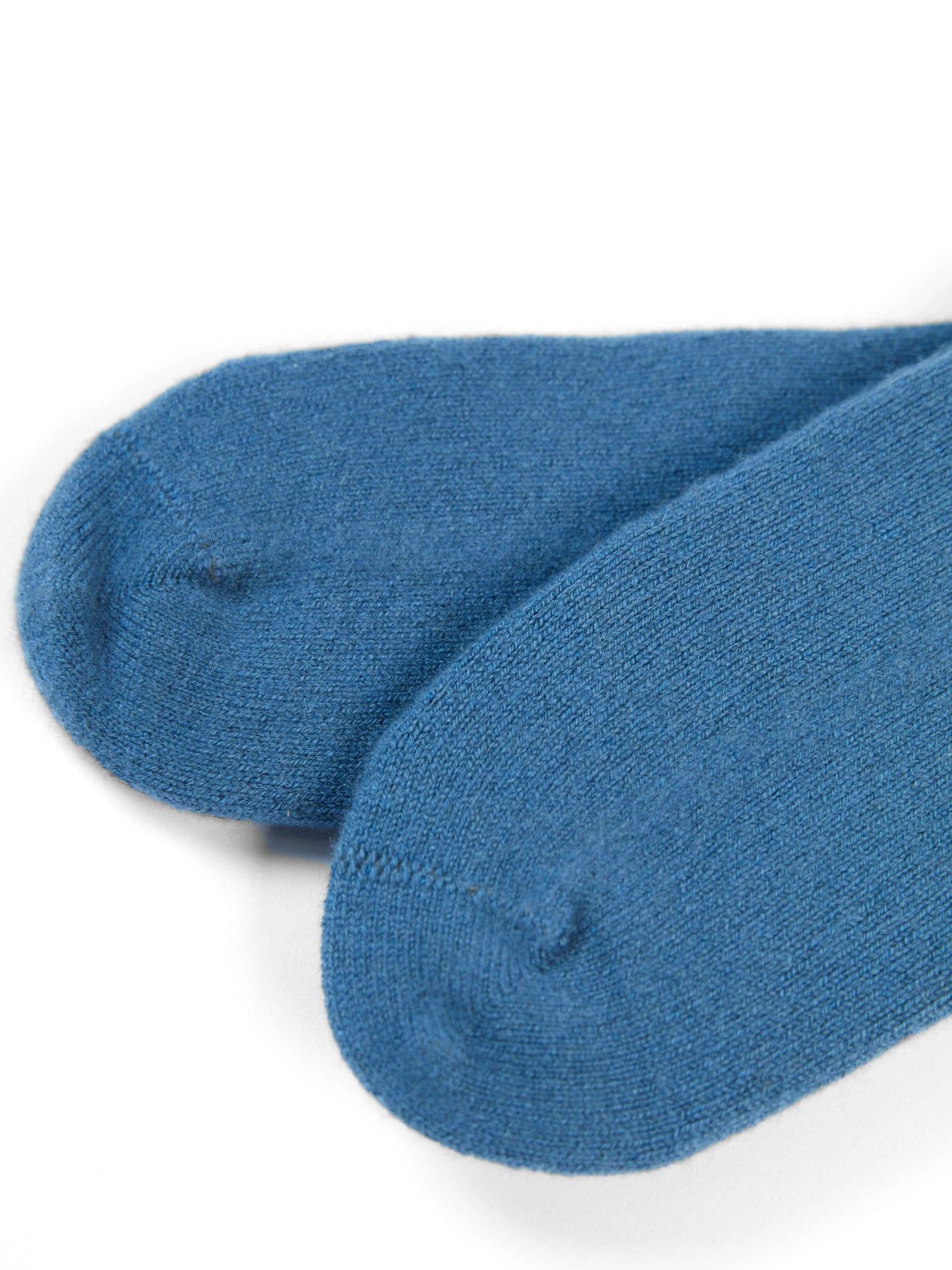 Unisex Cashmere Rib Knit Bed Socks Stellar - Gobi Cashmere