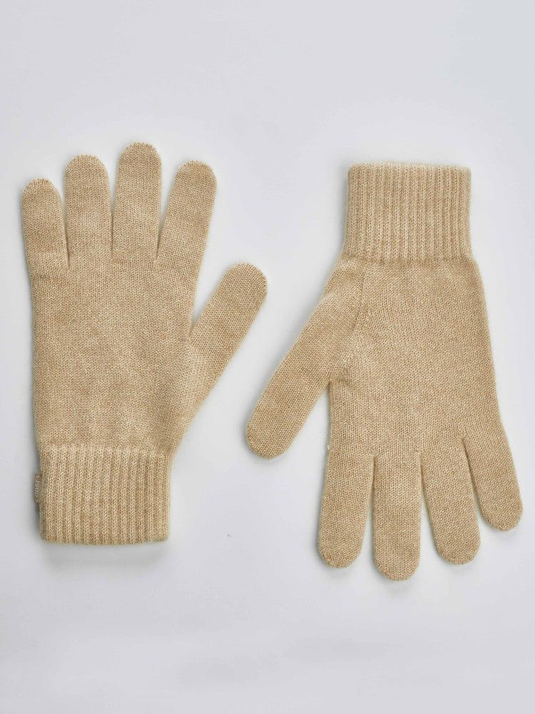 Men's Cashmere Gloves Beige - Gobi Cashmere